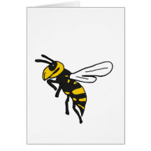 XX art de guêpe Carte De Vœux
