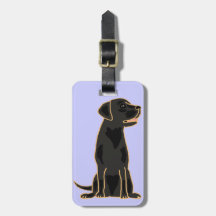 XX- Artistic Black Labrador Cartoon