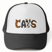 XX- Artistic CATS Design Trucker Hats