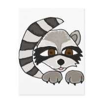 XX- Artistic Raccoon Post Cards