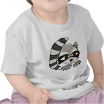 XX- Artistic Raccoon Tee Shirts
