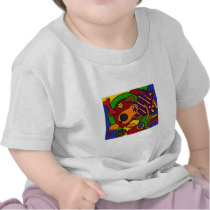 XX- Awesome Dog Cubist Art T Shirt