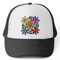 XX- Awesome Floral Art Mesh Hat
