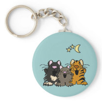 XX- Awesome Singing Cats Keychain