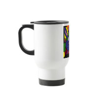 XX- Bunny Rabbit Cubist Art Coffee Mug