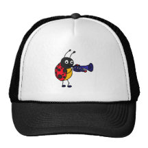XX coccinelle jouant la bande dessinée de trompett Casquette De Camionneur