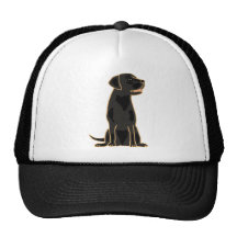 XX conception noire impressionnante de labrador re Casquettes