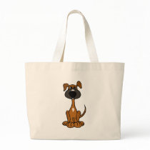 XX- Cute Puppy Dog Cartoon Canvas Bag