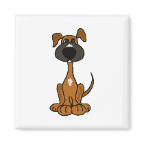 XX- Cute Puppy Dog Cartoon Refrigerator Magnet