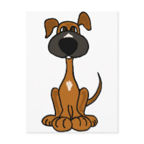 XX- Cute Puppy Dog Cartoon Postcard