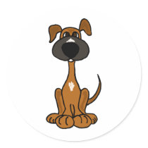 XX- Cute Puppy Dog Cartoon Stickers