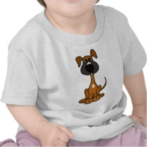 XX- Cute Puppy Dog Cartoon Tee Shirts