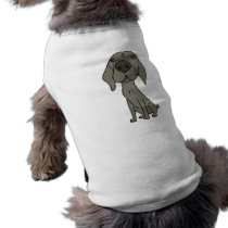 XX- Cute Weimaraner Design Pet Clothing