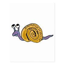 XX escargot génial Cartes Postales