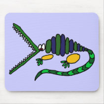XX- Funky Crocodile Art Mousepad