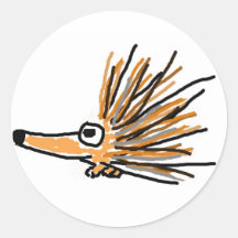 XX- Funky Porcupine Stickers