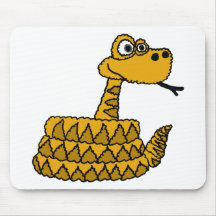 XX- Funky Rattlesnake Cartoon Mouse Pad