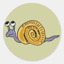 XX- Funky Snail Sticker
