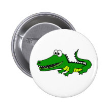 XX- Funny Funky Gator Pin