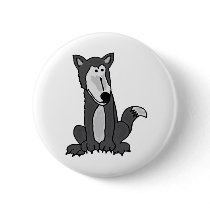 XX- Funny Goofy Grey Wolf