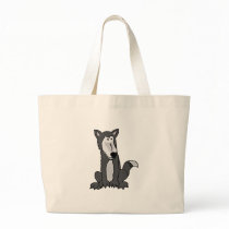 XX- Funny Goofy Grey Wolf
