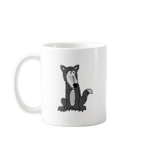 XX- Funny Goofy Grey Wolf