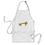 XX- Funny Leaning Giraffe Aprons