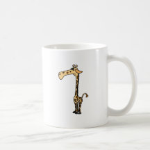 XX- Funny Sad Giraffe Coffee Mugs