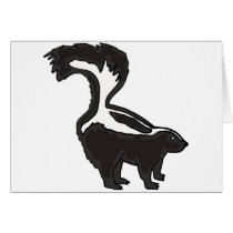 XX- Funny Skunk Cards