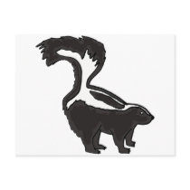 XX- Funny Skunk Post Card