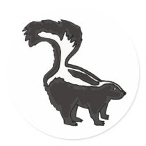XX- Funny Skunk Sticker