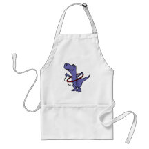 XX- Funny T-rex Dinosaur Using Hula Hoop Aprons