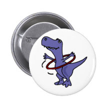 XX- Funny T-rex Dinosaur Using Hula Hoop Pins