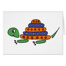 XX- Funny Turtle Cartoons Greeting Cards