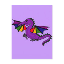 XX- Purple Dragon Postcard