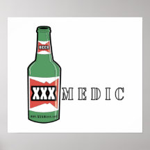 XXX Medic Beer Print