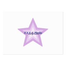 XXX Medic Purple Star And Text Business Card