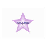 XXX Medic Purple Star And Text business cards