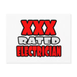 XXX Rated Electrician postcards