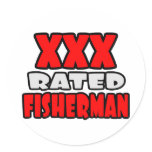 XXX Rated Fisherman stickers