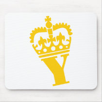Y - Letter - Name Mouse Pad