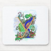 Y painted mousepads