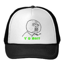 Y U no (avec le texte) Casquette De Camionneur