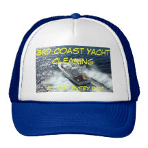 yacht, 3rd Coast Yacht Cleaning, "all day every... Trucker Hat