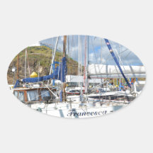 Yacht Francesca aux Açores Autocollants