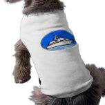 Yacht in Oval Pet Clothes