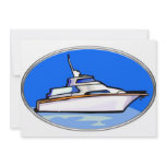 Yacht in Oval