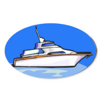 Yacht in Oval