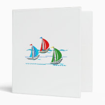 Yacht Racing Trio Vinyl Binders