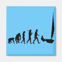 Yacht Sailing Sailors Tees and Sailing gifts Fridge Magnet